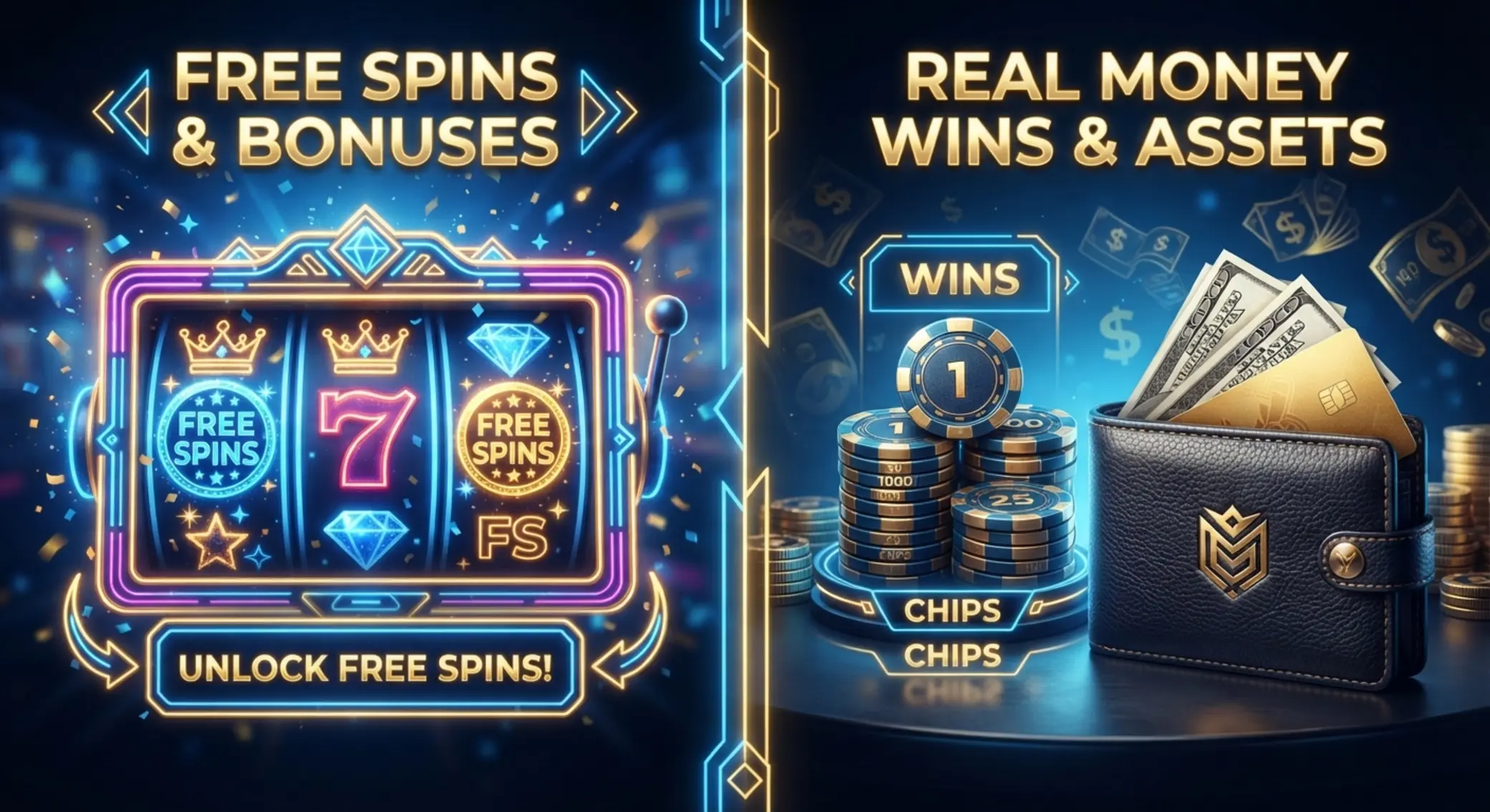 Srovnání free spinů bez vkladu a bonusu za vklad