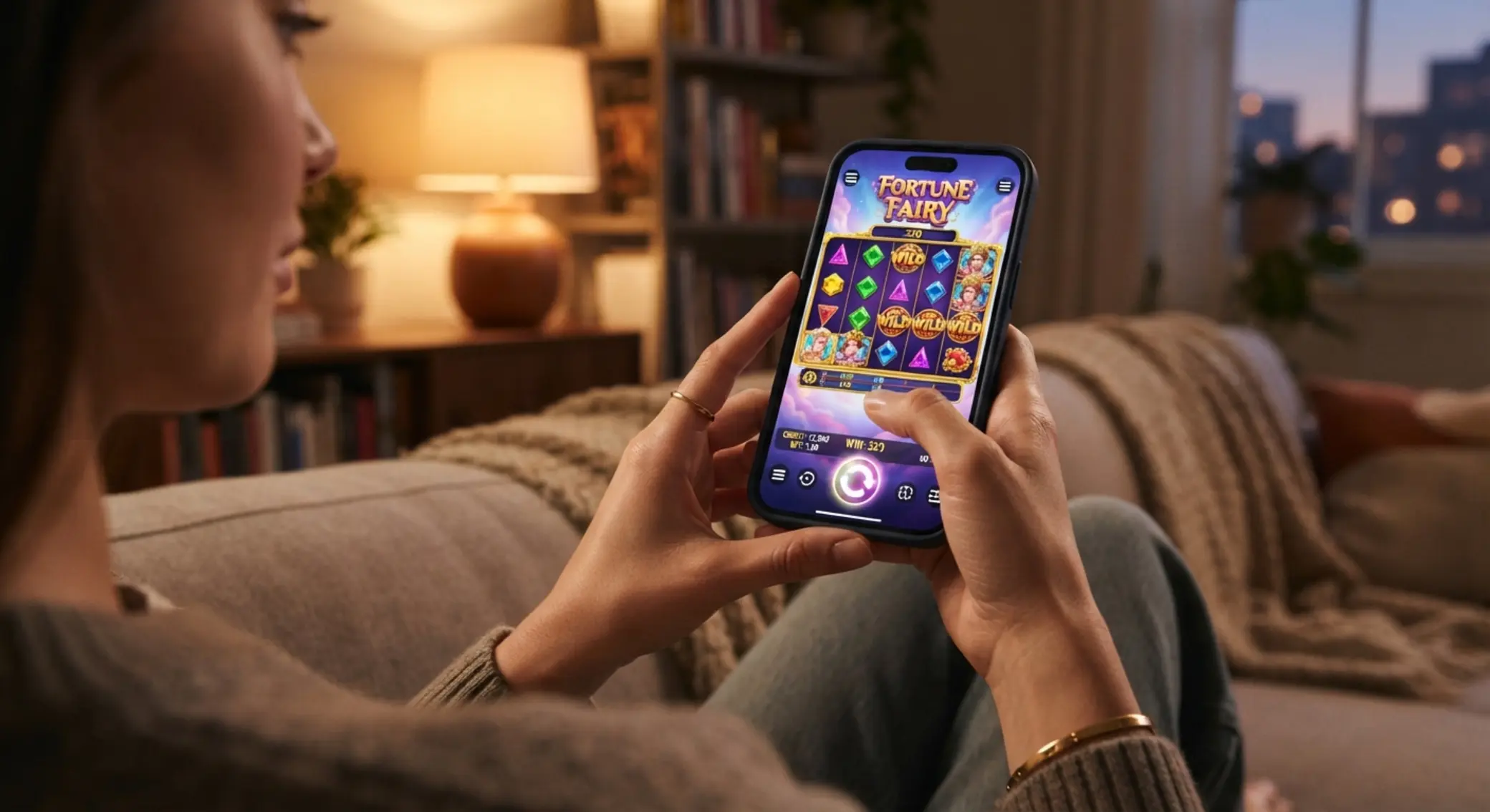 Mobilní hraní Forbes her na telefonu ve vertikálním režimu
